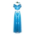 thumbnail image 3 of Disfraz de princesa Jasmine de Aladdin, disfraz de carnaval, accesorios de Cosplay para Halloween, trajes para adultos, 3 of 4