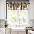 thumbnail image 3 of Coffee Window Valance, Coffee Tea Fruit Mix Pot Vintage Coffee Theme Windows Curtain Valance for Kitchen Dining Room Cafe Shop Canteens Decor, One Panel 54x18in, 3 of 6