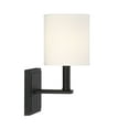 thumbnail image 4 of Waverly 1-Light Wall Sconce in Matte Black, 4 of 6