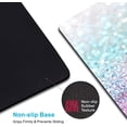 thumbnail image 2 of Pink Sparkle Glitter Mouse Pad Rectangle NonSlip Rubber Base Perfect for Girls’ Computers and Laptops 9.5x7.9 Inch Shimmering Desk Accessory, 2 of 6