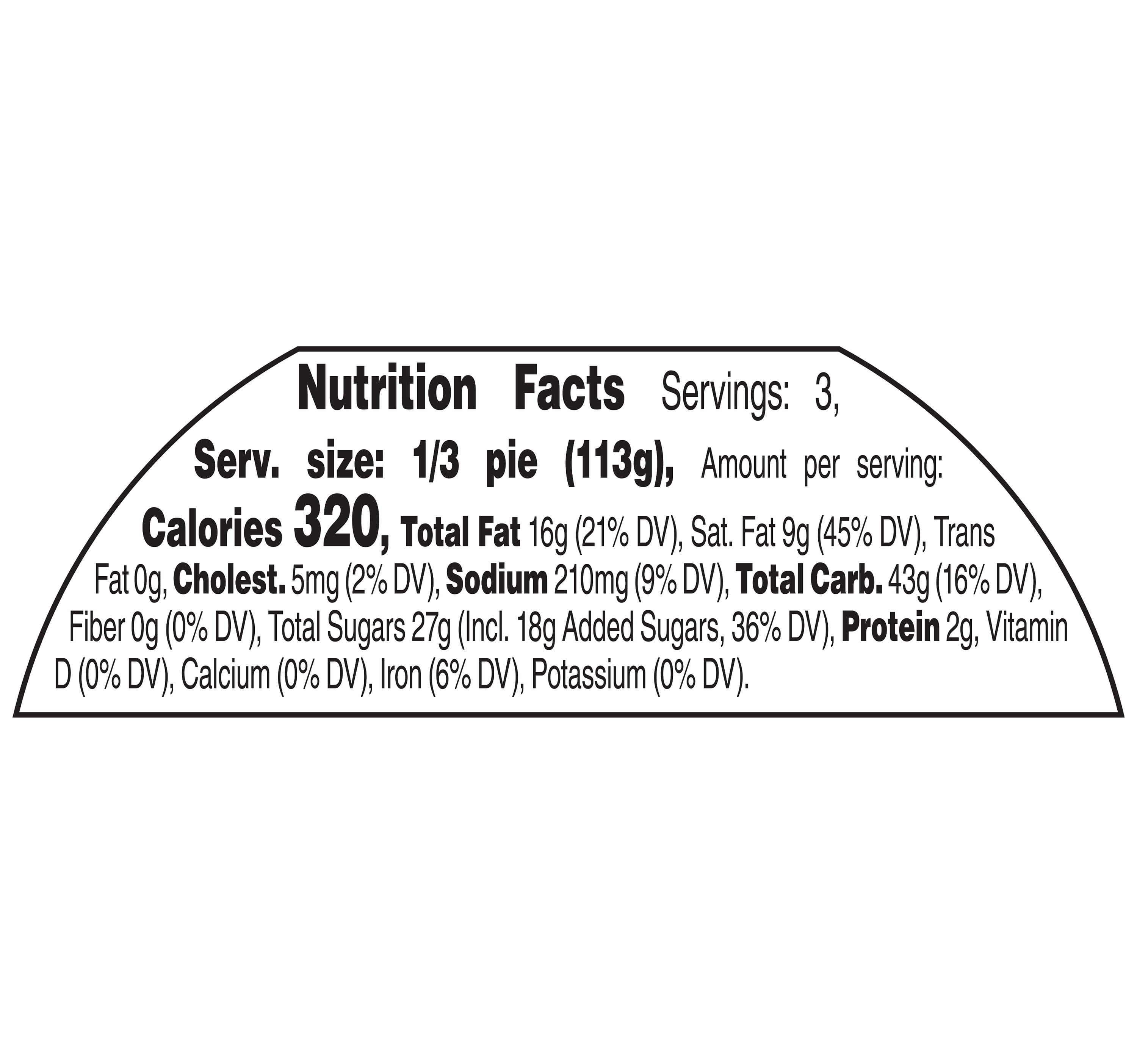 Freshness Guaranteed Chocolate Peanut Butter Creme Pie, 12 oz Tray