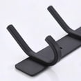 thumbnail image 5 of Bathroom Robe and Towel Hook Rack with 5 Hooks Black Matte, 5 of 5