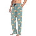 thumbnail image 6 of Top-kevin Men's Pajama Pants Christmas Winter Elastic Waistband Soft Lightweight Sleep Lounge Pajama Bottoms with Pockets,S-XXL, 6 of 13