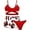 Red, variant on Xudanell Girls Swimsuit 3 Piece Bathing Suit Criss Cross Bikini Set Girls' Swimwear with Shorts 7-16T (Dark Green, 14 Years)