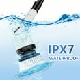 thumbnail image 6 of AVOXEZOR Electric Spin Scrubber, Cordless 2-Speed Cleaning Brush with Adjustable Extension Handle, 7 Replaceable Brush Heads, Black, New, 6 of 8