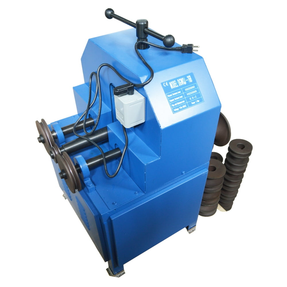 INTBUYING Pipe Bender Roller Electric Tube Round Benders Folding