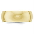 thumbnail image 2 of Primal Gold 10 Karat Yellow Gold 8mm Half Round Wedding Band Size 13.5, 2 of 5