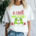 thumbnail image 3 of A Little Who Is Due Christmas, Funny Christmas TShirt, Santa Shirt, Vintage Holiday Tee, Merry Xmas Gift, Family Holiday Outfits, 3 of 5
