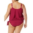 thumbnail image 6 of Terra and Sky Women's Plus Solid Tankini, 6 of 6