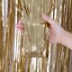 thumbnail image 3 of Paquete de 2 cortinas con borlas mate de lámina metálica, decoración para fiestas, accesorios, decoración festiva para celebraciones, 1x3m, 3 of 5
