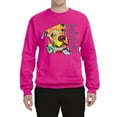thumbnail image 3 of Colorful Pitbul | People Will Know How Large Your Soul | Dean Russo Art Animal Lover Unisex Crewneck Sweatshirt, Fuschia, Medium, 3 of 6