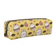 thumbnail image 1 of Disketp Rabbit Hunger Estuche de Lápices de Cuero con Cierre, Estuche Compacto para Papelería, Bolígrafos y Accesorios Pequeños, 1 of 7