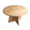 thumbnail image 5 of Ultimate Premium Products End Table Travertine MDF (28 Inch), 5 of 5