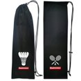 thumbnail image 3 of Badminton Racket Cover Bag Soft Storage Bag Case Drawstring Pocket Portable Tennis Racket Protection, 3 of 10