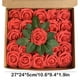 thumbnail image 3 of pstuiky 25 rosas artificiales para decoración rosas falsas reales con tallos ramo de boda despedida de soltera arreglo floral artificial para San Valentín., 3 of 6