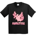 thumbnail image 3 of Inktastic Axolittle Cute Baby Axolotl Youth T-Shirt, 3 of 5