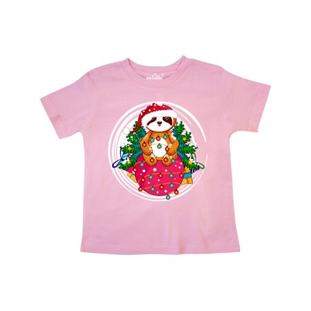 

Inktastic Christmas Sloth Gift Toddler Boy or Toddler Girl T-Shirt