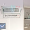 thumbnail image 7 of Home Intuition Adjustable Magnetic Heat and Air Deflector for Vents, Sidewall, and Ceiling Registers, 4 Pack, 7 of 7