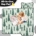 thumbnail image 4 of Light Green Christmas Tree and Snow Pattern Toddler Nap Mats for Kids Preschool,50"x20" Sleeping Mat Bag or Kids,Toddler Sleeping Bag,Toddler Nap Mat or Daycare, 4 of 6
