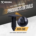 thumbnail image 3 of Rexka 100pcs Fender Bumper Shield Fender Liner Push Pin Retainer Clips 6030441 for Jeep Dodge Ram Chrysler, 3 of 8
