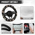 thumbnail image 6 of Yuyamidu Skull Steering Wheel Cover for Car Sedan Winter Steering Wheel Case Warm Steering Wheel Accessories Women Men Auto Steering Wheel Decorations, 6 of 7