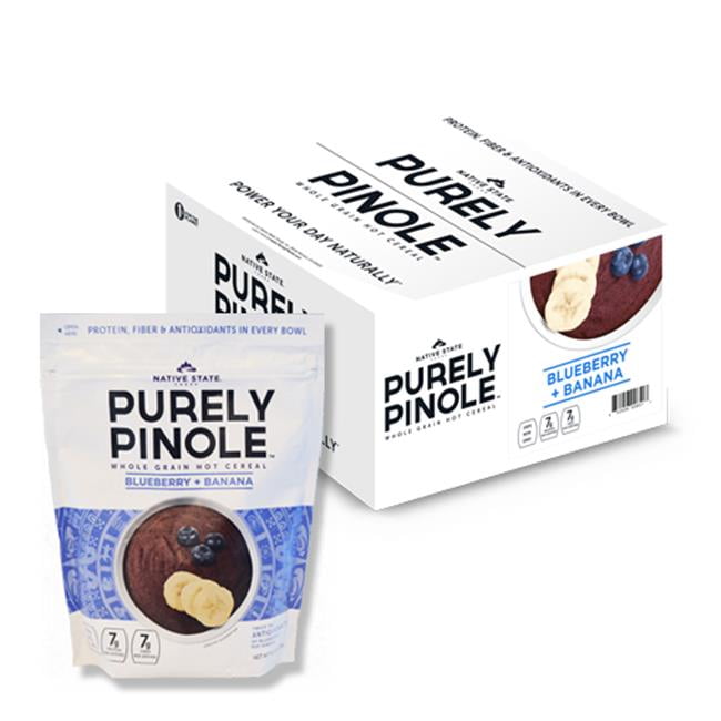 Purely Pinole 6517 Power Breakfast Mix&#44; Blueberry Plus Banana - 6 Count