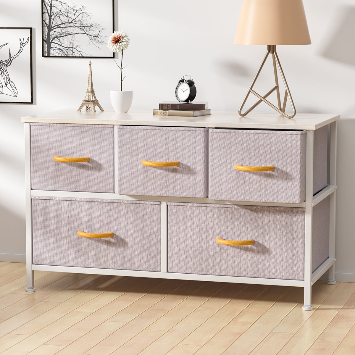 Dressers for Bedroom Fabric Dressers 5 Drawer Television Dressers