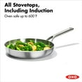 thumbnail image 4 of OXO Mira Tri-Ply Stainless Steel 10" Frying Pan Skillet, 4 of 6