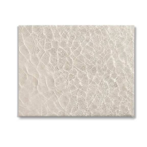 Stupell Industries Aerial View Beach Ripples Landscape Painting Gallery Wrapped Canvas Art Print Wall Art, 20 x 16