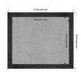 thumbnail image 5 of Amanti Art Rustic Pine Black Narrow Framed Magnetic Board 27 x 23 in., 5 of 7