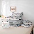 thumbnail image 6 of Manfei Cartoon Penguin Twin Bedding Sets 7-Piece,Christmas Snowmobile Bedding Comforter Set,Happy New Year Sheet Sets For Child,Super Cozy Room Decor Reversible, 6 of 8