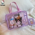 thumbnail image 3 of Kuromi My Melody-Bolsa de maquillaje transparente para mujer, bolso de almacenamiento de verano, bolsa de aseo impermeable, bolso de viaje, regalos, 3 of 4