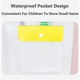 thumbnail image 4 of Chubasquero para niños, poncho ligero para niños y niñas, impermeable reutilizable, impermeable transparente, de 3 a 13 años, altura recomendada de 100 a 110 cm, 4 of 4