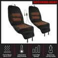 thumbnail image 5 of Stalwart Heated Seat Covers for Cars, 2-Pack - Universal 12V Heating Pads with Independent High and Low Settings, Car Accessories, 5 of 9