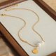 thumbnail image 4 of Joyería colgante del collar de la gota de concha del alto brillo, joyería colgante del collar de la moda para las mujeres, 4 of 5