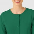 thumbnail image 4 of Wink W123 Women's Crew Neck Warm Up Jacket, Hunter, XS Womens, 4 of 5