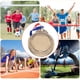 thumbnail image 2 of Medalla 5 2 Cm Ganadores Metal Plateado para Competiciones Fiesta (Plata), 2 of 5