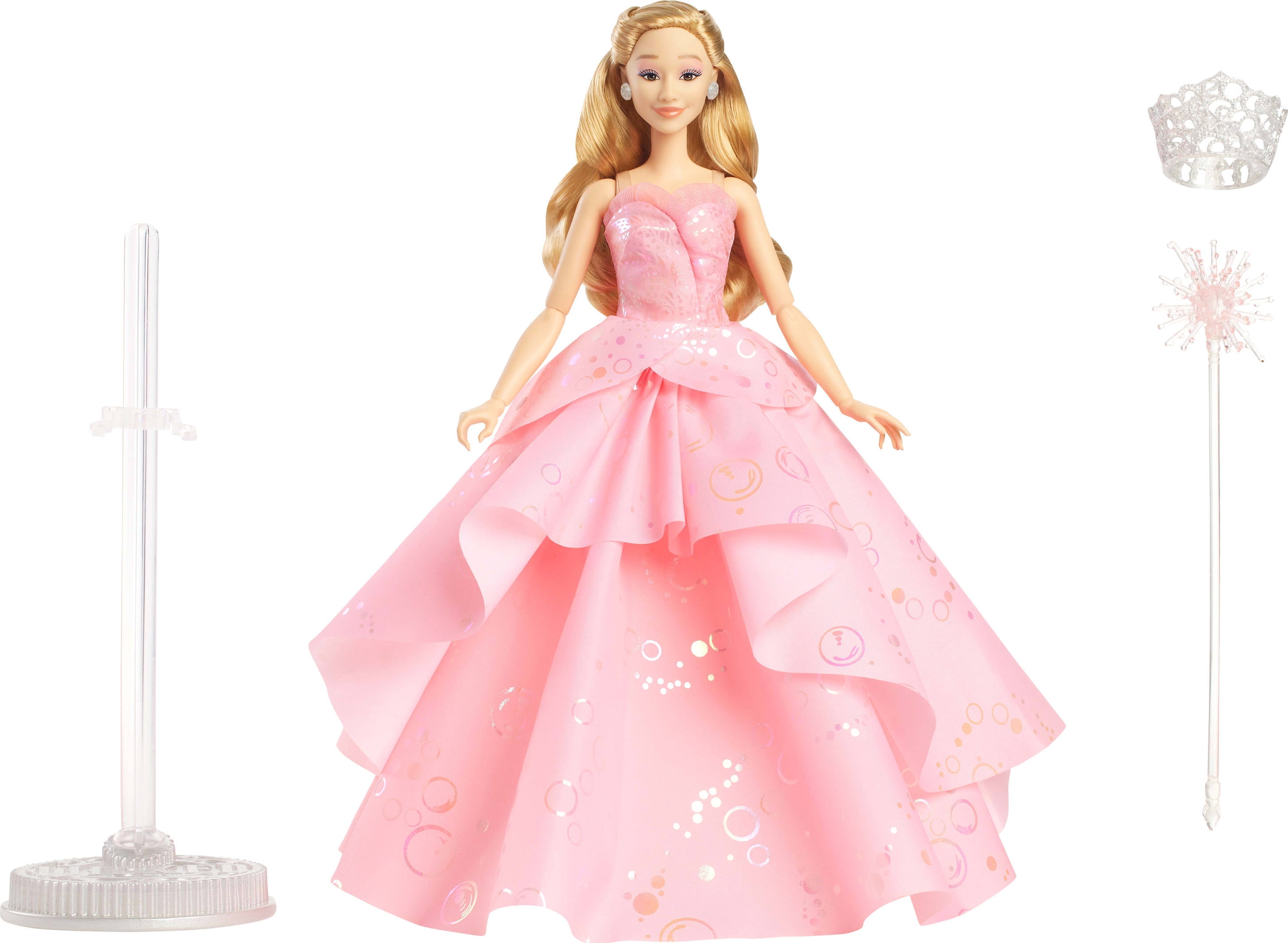 Universal Pictures' Wicked Deluxe Glinda Fashion Doll & Accessories with Removable Outfit