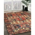 thumbnail image 3 of Ahgly Company Machine Washable Indoor Square Traditional Tomato Red Area Rugs, 6' Square, 3 of 7