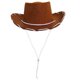 thumbnail image 2 of Unisex Cowboy Hats Shapeable Wide Brim Unisex Western Cowboy Hat for Men Women and Teens, 2 of 4