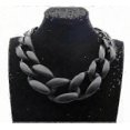 thumbnail image 1 of Bold Resin Bib Necklace for Women - Chunky Collar Choker Statement Jewelry, 1 of 3