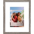 thumbnail image 1 of Vittanly 8x10 Picture Frame, Display Pictures 5x7 with Mat or 8x10 without Mat, Premium Material with Shatter Resistant Plexiglass, Photo Frame for Wall or Table Top Display, Rustic Grey, 1 Pack, 1 of 1