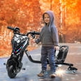 thumbnail image 2 of Xssm Drift Trike, Kid Ride on Tricycles, Big Wheel Drifting Tricycle for Ages 8+, Ride-On Kids Tricycle with Adjustable Seat, 2 of 13
