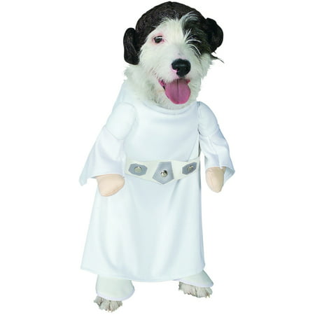 Classic Star Wars Princess Leia Pet Dog White Costume