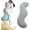 Grey, variant on JEBTBFZE Pea Pod Body Pillow for Side Sleepers, S-Shaped Cooling Full Body Support Hug Pillow with Removable Cover (Pink, 80cm)