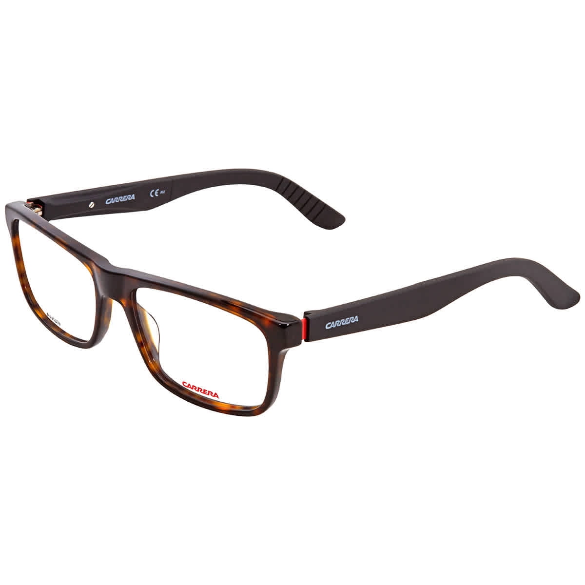 Carrera Men's Tortoise Rectangular Eyeglass Frames Ca88130SW60055