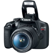 Canon EOS Rebel T7 DSLR Camera EF-S 18-55mm f/3.5-5.6 IS II Lens Kit, 24.1 Megapixel CMOS (APS-C) Sensor, Full HD Videos, Built-in Wi-Fi, Beginner Photographers, Digital Camera, Black