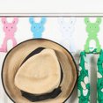 thumbnail image 3 of White 10pcs White Rabbit Colorful Cartoon Rabbit Shape Back Door Hook Creative Iron Seamless Back Door Hook Seamless Nail Free Clothes Hook, 3 of 5