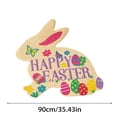 thumbnail image 3 of TIELUTT 2026 Easter Bunny Shaped Welcome Mat Easter Absorbent and Durable Mat Velvet Easter Bunny Soft Area Rug 6x9 Colorful Throw Blanket for Couch Blanket Fiber Blanket Southwest Throw Blanket, 3 of 7
