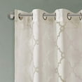 thumbnail image 2 of Madison Park Eden Fretwork Burnout Sheer Panel Ivory 95" Panel, 2 of 4